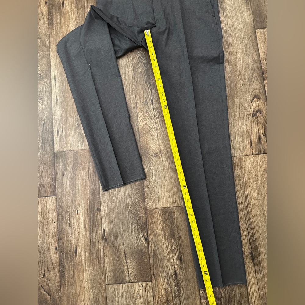 Polo Ralph Lauren 98% Wool Dress Pants Men’s Size 36 Grey *Unhemmed* - Picture 12 of 13